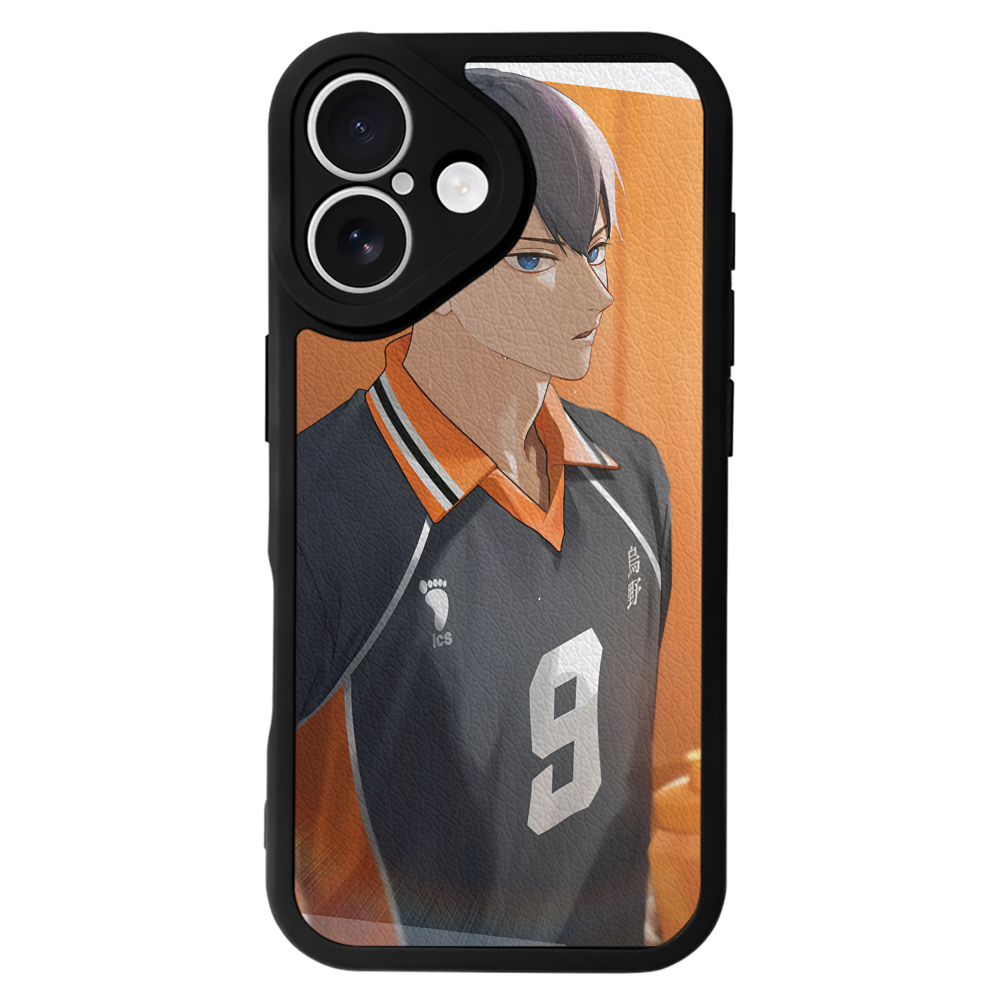 （画像用） ハイキュー!! Haikyu!! 【iPhone 16シリーズ対応】シリコンスマホケース（レザー調） 材質：シリコン